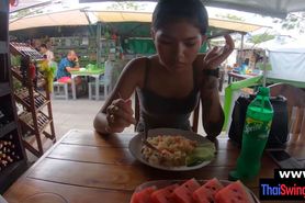 Quickie POV fuck on my second day at Thailand holiday