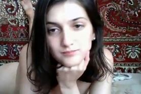 Horny Babe Masturbating on Webcam