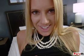 Hot stepmother wants to sin with her horny stepson