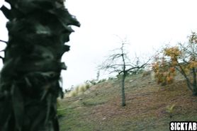 Dirty bride took a bad guys cock for the first time