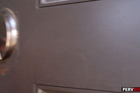 My stepaunt and stepmom are just two horny blondes