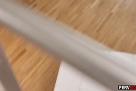 My latina stepmom Desiree Dulce gave me a hot blowjob