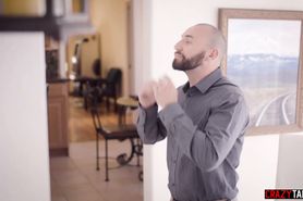 Teen niece gives in and fucked by perverted stepuncle