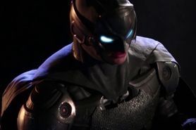 Batman vs Superman in a porn parody with Britney Amber 