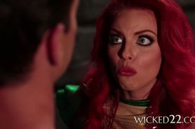 Batman vs Superman in a porn parody with Britney Amber 