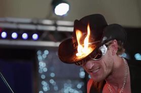 Magic Mike porn parody and group action with blowjob in