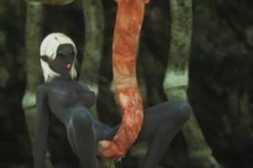 3D Elf Girl Impregnated by Monsters