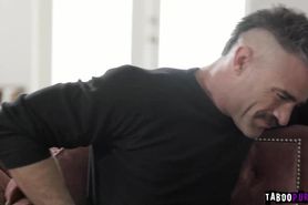 Lonely stud gets pleased by the horny babe Maya Kendric