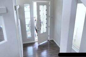 Teens sneaked into a house but got caught and fucked