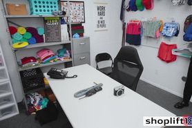 Corrupted cop busted petite blonde teen and fucked her