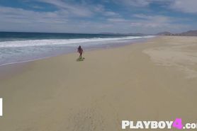 Pretty latina MILF model wearing hot black lingerie