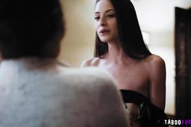 Husband pummels Elexis Monroes MILF muff from behind