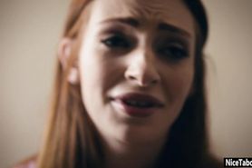 Afraid teen needs help from a guy and she got fucked