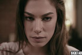 Dirty couple banged hot brunette MILF babe so hard