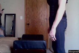 Guy Turned Into Sissy And Strapon Pegged On Amateur Vid