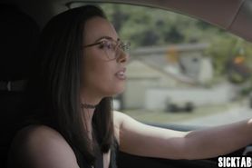 MILF cant say no to a big black penis and she sucked it