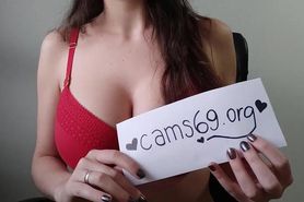 Big Tight Ass Blonde Plays with her Pussy on Webcam