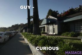 Client made distracted babe so happy after she massage 