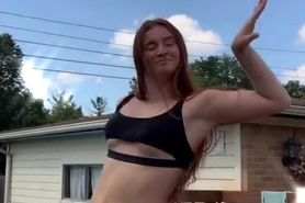 Sexy Redhead Dance