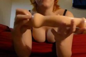 this big anal dildo takes practice
