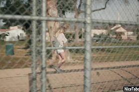 Lucky guy with big hard penis fucked hard two horny pet