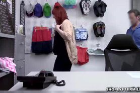 Security guard fucking Amber Dawns tight milf coochie