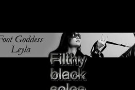 Leyla FIlthy Black Soles