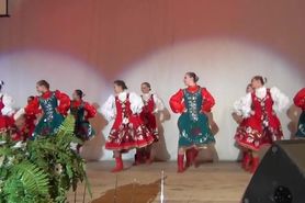 Russian dancing folk upskirt