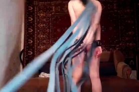 Russian slut Jelena 19 whipped and tamed