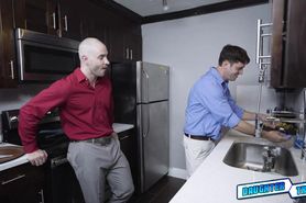 Hot sexy babes sucking their dads cocks and makes them 