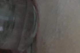 Desperate Slut Fucks Bottle