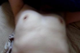 Me getting fucked holding pillow