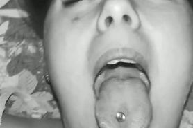 Cum in deep mouth