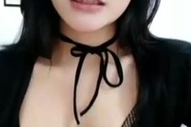 Black Haired Bitch Showing on Cam
