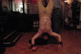 hanging slave in pantyhose