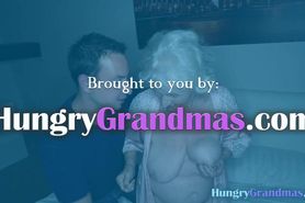 Old slut gets her hairy cunt drilled