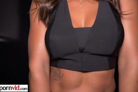 Inked amateur Latina babes all holes fucked roughly by 