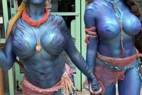 Body painted girls