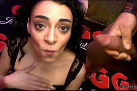 Khadisha latina shows banging bukkakes and swallow