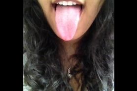 Sexy Brazilian Girls Big Long Tongue and Uvula