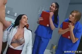 Hospital emergency department the doctor saves a patien