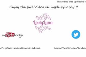  Blonde with a small tits sucks in the changing room