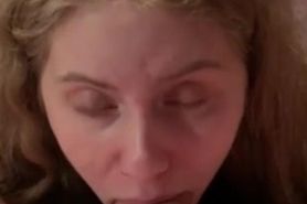 April goes down on a thick dick