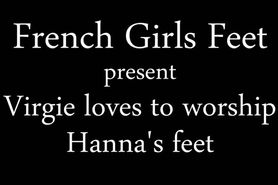 Hanna et Virgie _ Virgie is to worship Hanna s feet