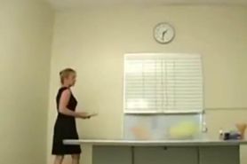 Granny Fucks in Classroom