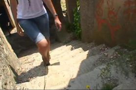 Yvonne hat Spass in High Heels