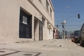 Blonde White Slut Get Hard Gang Bang by Big Black Cocks