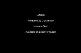Natasha Teen Anal DP-DAP Gangfuck with 10 black and whi