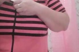 Russian mature Elena is still caressing herself in the 