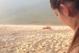 Beachside Blowjob